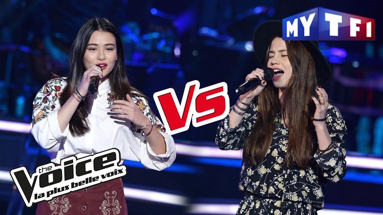 Claire Gautier VS Lou Mai - « Lost On You » (LP) | The Voice France 2017 | Battle