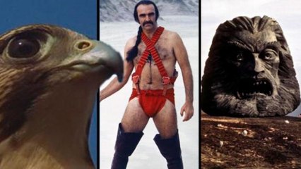 Zardoz movie (1974) - Sean Connery, Charlotte Rampling