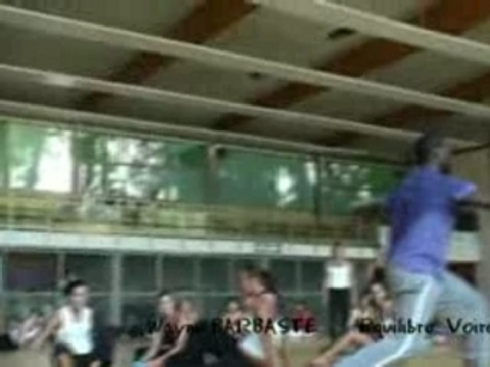 Wayne BARBASTE pendant le stage de danse de Voiron