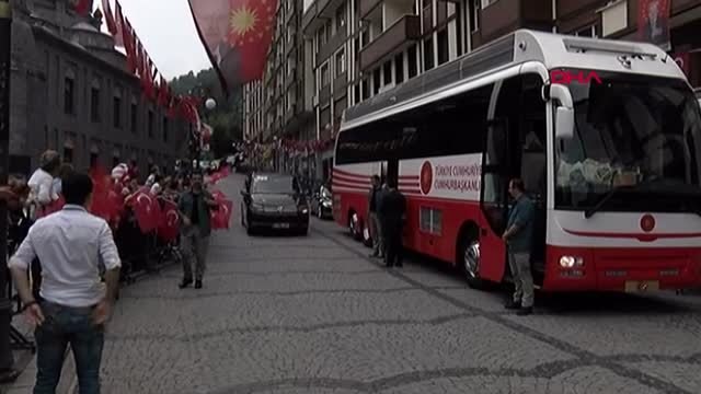 CUMHURBAŞKANI ERDOĞAN GÜNEYSU BELEDİYESİ'Nİ ZİYARET ETTİ