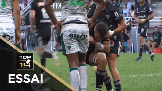 TOP 14 - Essai Richard FOURCADE (CAB) - Pau - Brive - J1 - Saison 2019/2020