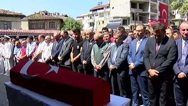 SİNOP-Hakkari Şehidi Uzman Onbaşı İdris Gezer son yolculuğuna uğurlandı