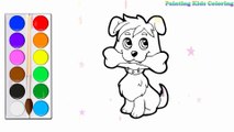 Colorant chien - Coloriage animaux | Peindre pour les jeunes enfants et dessiner pour les enfants