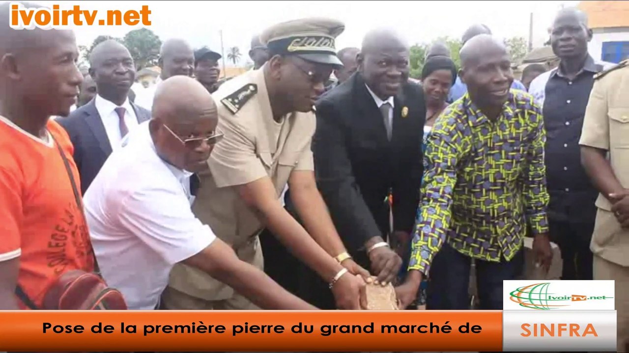 Côte d'Ivoire: Pose de la première pierre du grand marché de Sinfra