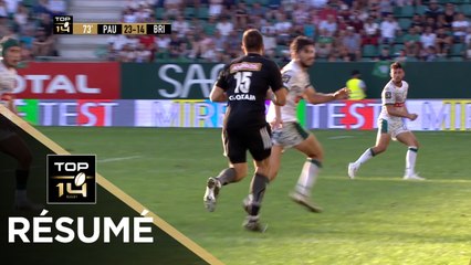 TOP 14 - Résumé Pau-Brive: 33-14 - J01 - Saison 2019/2020