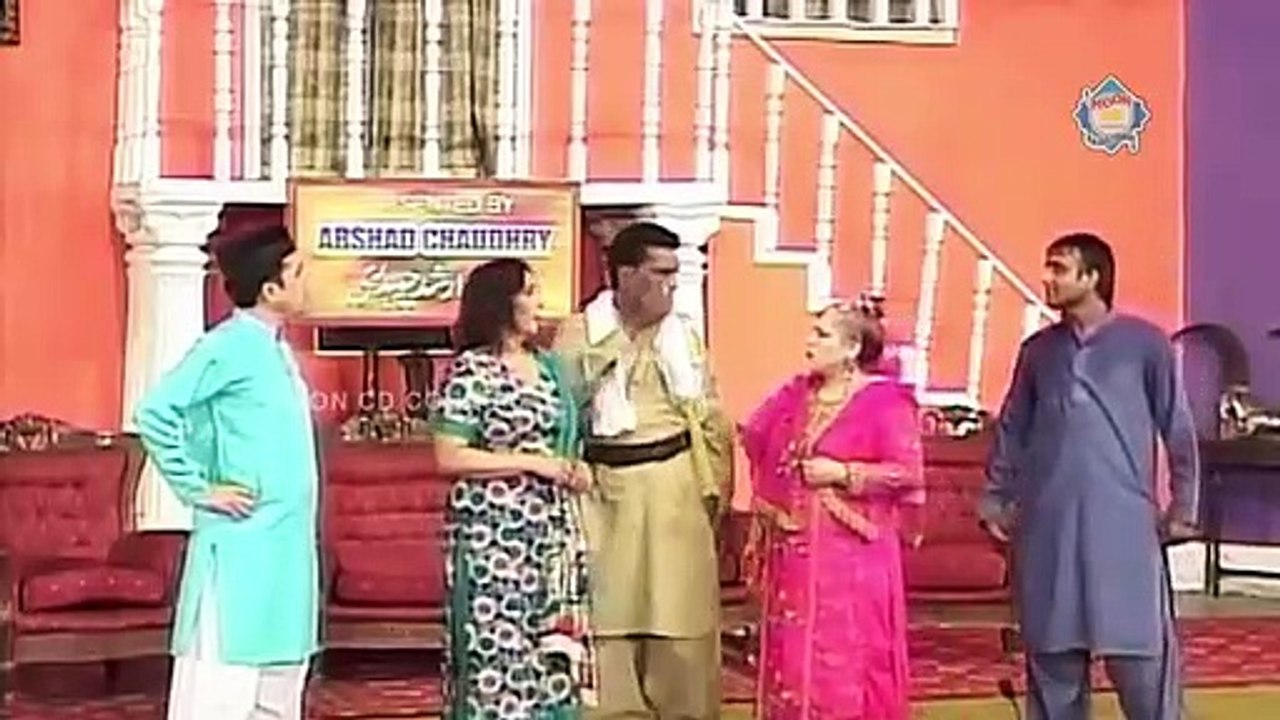 Amanat Chan and Abida Baig New Pakistani Stage Drama Full Comedy Clip