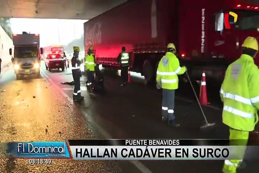 Surco:  hombre fue atropellado debajo del puente Benavides