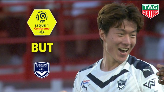 But Ui-Jo HWANG (11ème) / Dijon FCO - Girondins de Bordeaux - (0-2) - (DFCO-GdB) / 2019-20