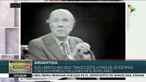 Argentina celebra 120 años del natalicio de Jorge Luis Borges