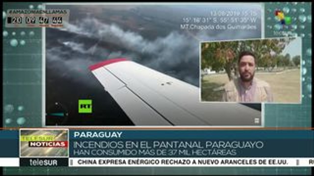 teleSUR Noticias: Incendios avanzan en la Amazonía paraguaya