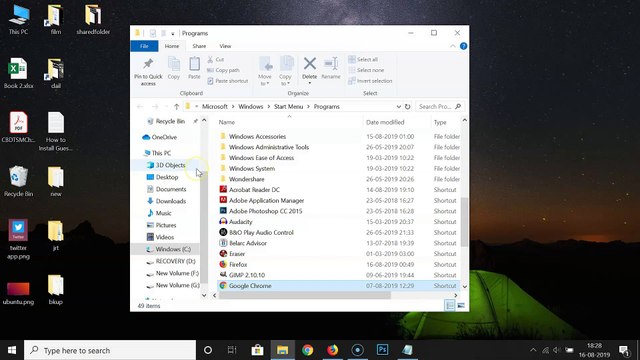 How to Add Desktop Shortcut of Google Chrome on Windows 10?