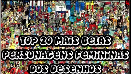 AS 20 MAIS BELAS PERSONAGENS DE DESENHOS