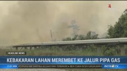 Kebakaran Lahan di Jambi Merembet ke Jalur Pipa Gas