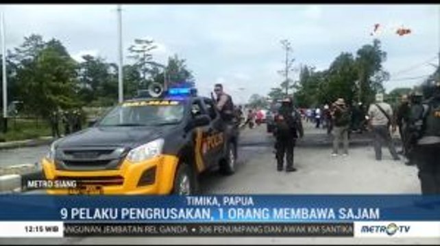 Polisi Tetapkan 10 Tersangka Kerusuhan Timika