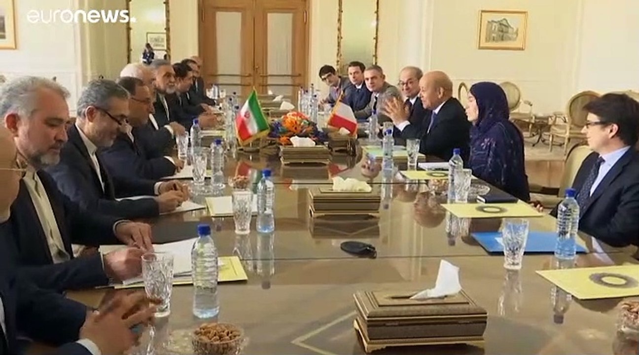 Biarritz: Irans Außenminister Sarif überraschend zu Gesprächen eingetroffen