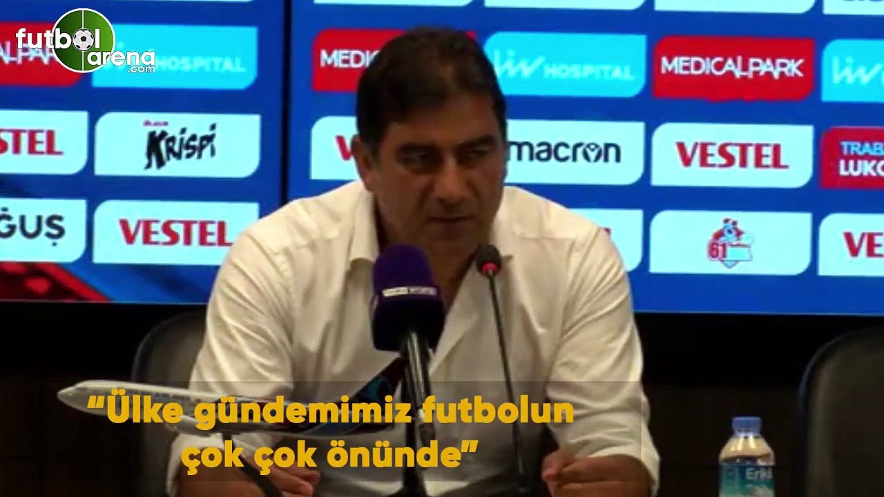 Ünal Karaman: "Ülke gündemimiz futbolun çok çok önünde"