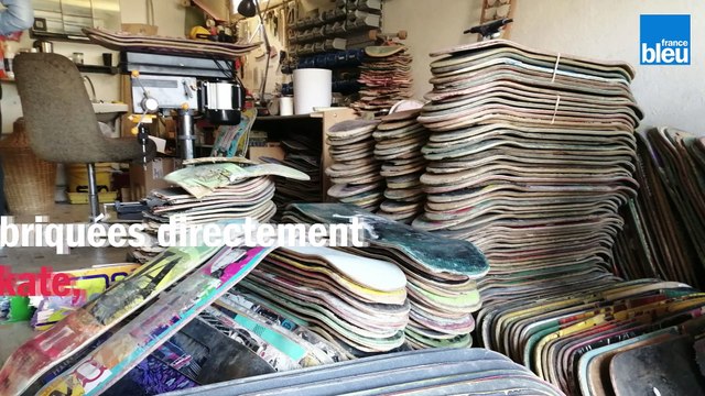 Près de Nancy, il fabrique des lunettes dans des planches de skateboard