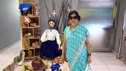 BDMV-278 Aruna Sharma in BM on Fresh Basquis Food Display Bilbao, Aug 20, 2019