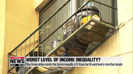 S. Korea's top office says measures to narrow income gap are working, but data paints different picture