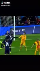 foot ball fying goal