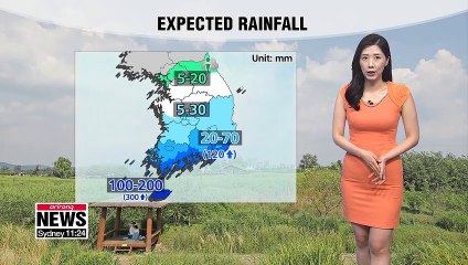 Rain down south, wide temperature differences 082619