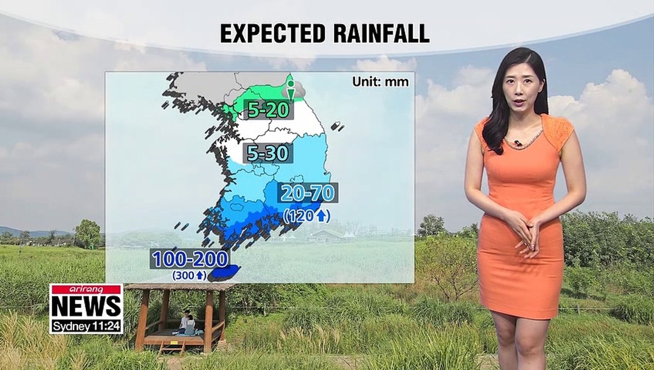 Rain down south, wide temperature differences 082619