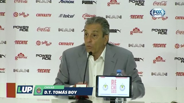 LUP: “El equipo no va a perder la confianza”: Tomás Boy
