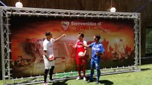 Presentación de Reguilón, Óliver Torres y Ocampos con el Sevilla FC