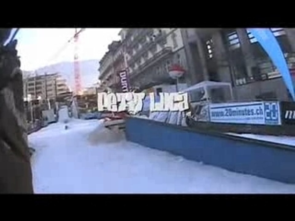 Snowboard PoP CreW Montreux Jib Festival