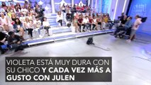 19994es-Julen y Violeta tontean en su primer encuentro fuera del plató MYHYV