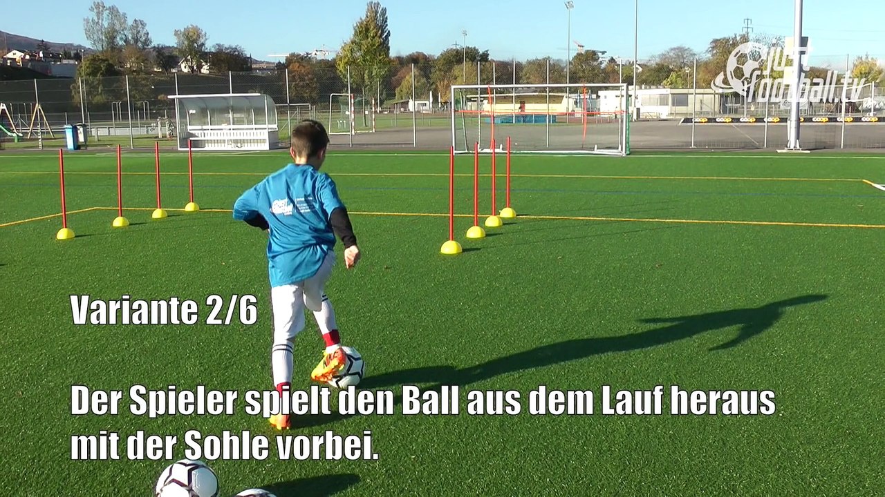 Fussballtraining_ Lazer - Torschuss - Technik