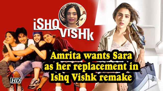 Amrita Rao wants Sara Ali Khan as her replacement in Ishq Vishk remake