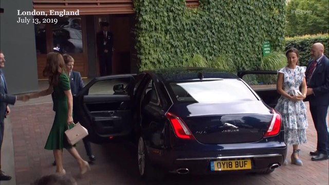 Kate Middleton and Pippa Middleton Arrive at 2019 Wimbledon