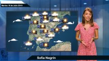Pronóstico del tiempo para el martes 16 de abril.