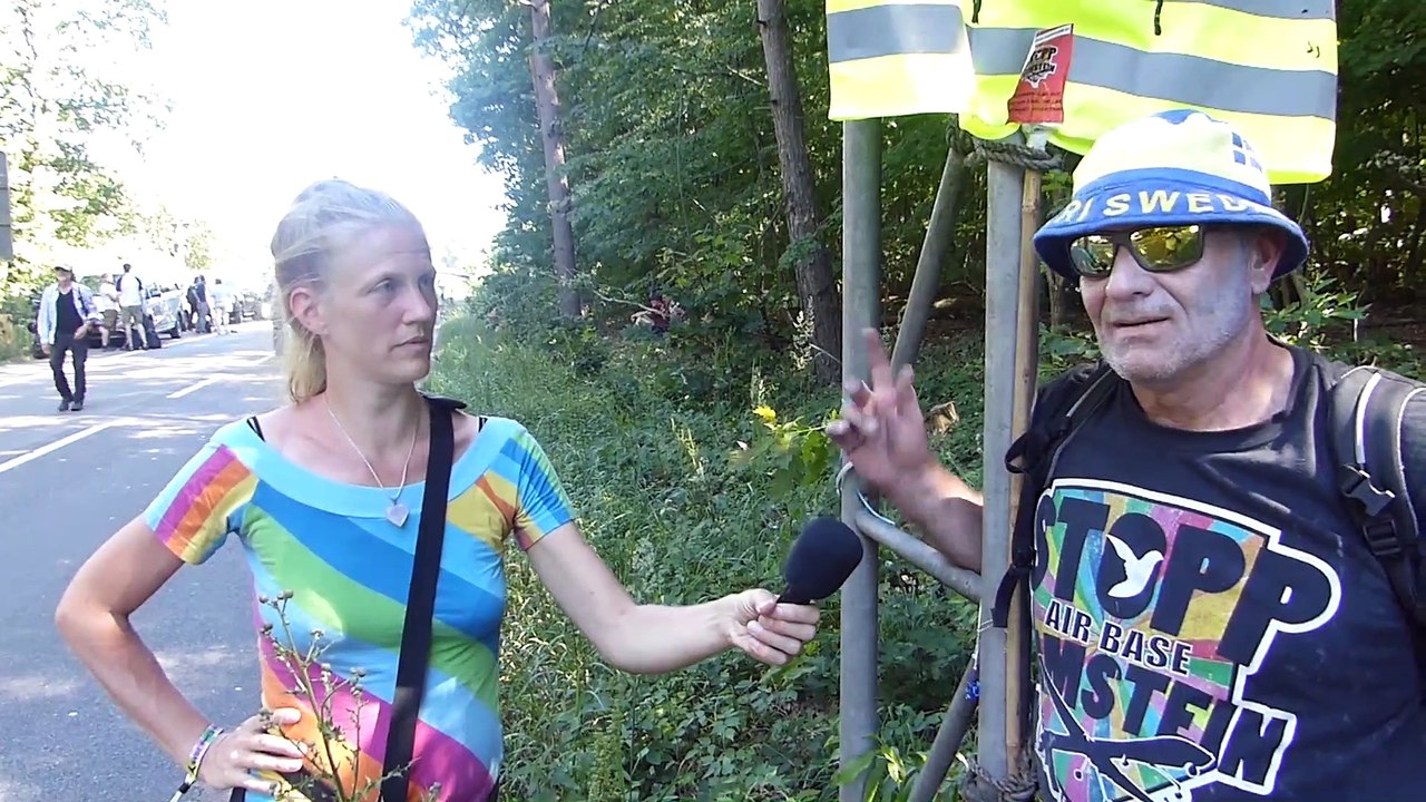 Stopp Air Base Ramstein 2019 (NMTV vor Ort)