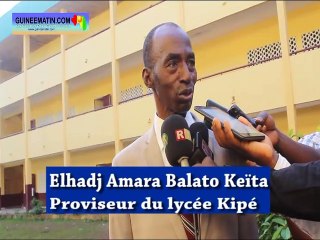 Lancement du BAC 2019, le Proviseur de Kipé, Elhadj Amara Balato Keita