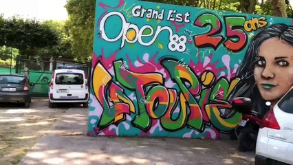 Tennis - petite visite du village du Grand Est Open 88 de Contrexéville