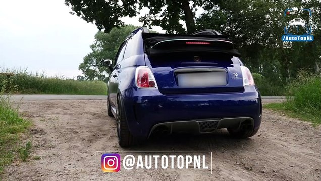ABARTH 595 218HP Elmerhaus EXHAUST SOUND Revs & ONBOARD by AutoTopNL