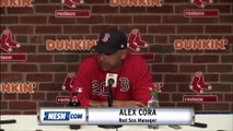 Alex Cora Reacts To Red Sox Loss To Dodgers