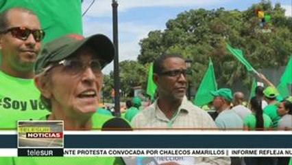 Activistas dominicanos protestan contra las políticas del pdte. Medina