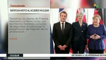 Alemania, RU y Francia ratifican acuerdo nuclear con Irán