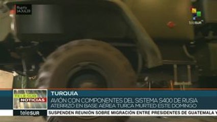 Aterrizan en Turquía componentes del sistema antimisiles ruso S400