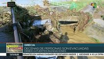 Lluvias en Grecia provocan daños y evacuación de personas