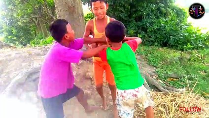 Village Boy Hindi funny video (Trailer)। Indian Little Child Comedy Fighting Video । T with me