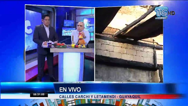 Afectados por el incendio que consumió una vivienda en Guayaquil
