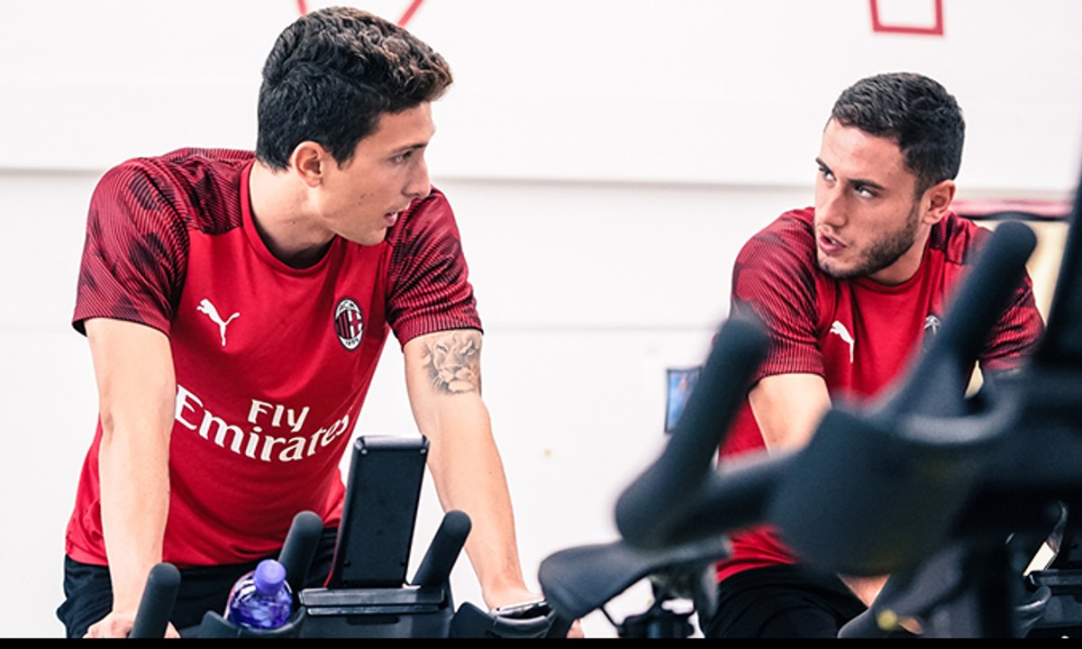 Doppia sessione a Milanello