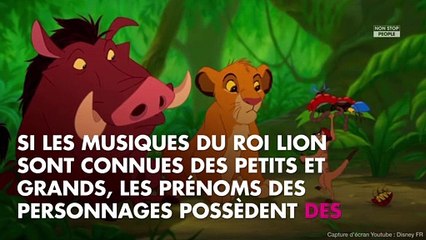 Le Roi Lion : que signifient les prénoms des personnages du dessin animé ?