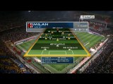 الشوط الاول مباراة انتر ميلان و ميلان 3-0 الدوري الايطالي 2010/2011
