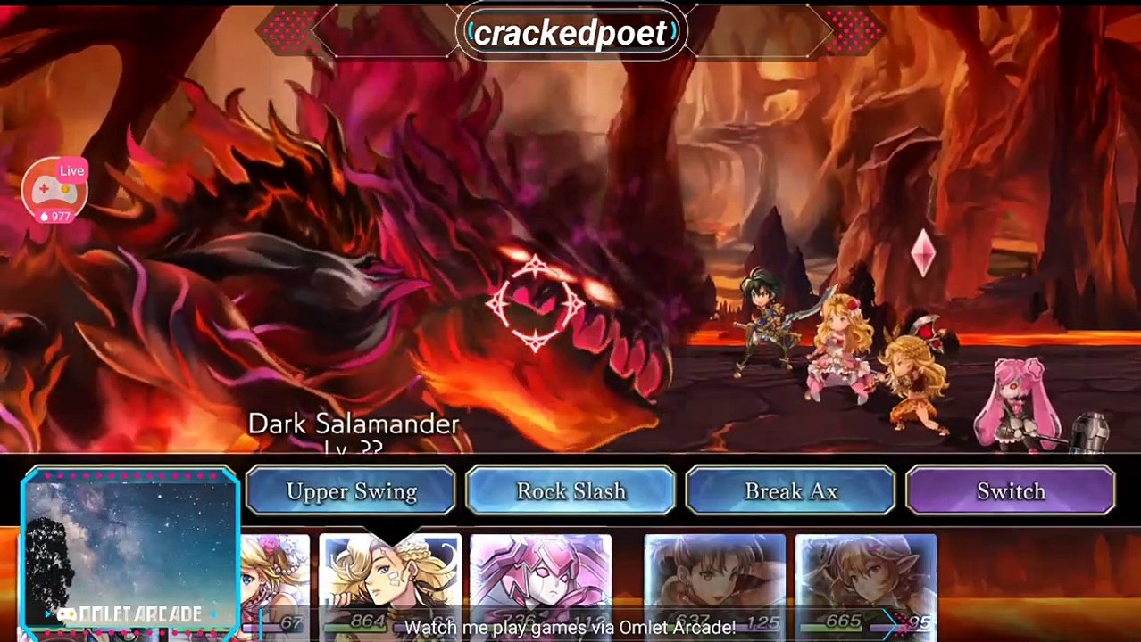 ANOTHER EDEN Salamander Boss Battle