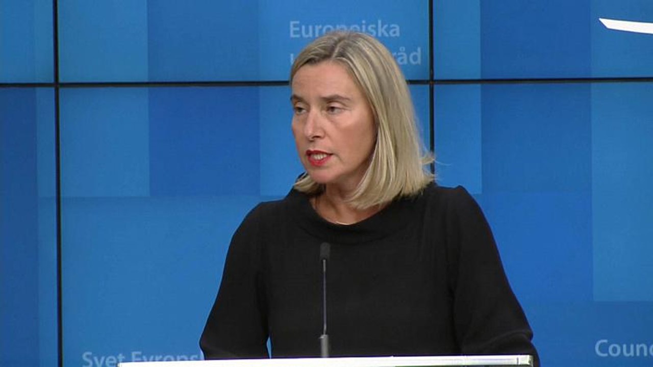 Mogherini will Atomabkommen mit dem Iran noch retten